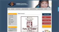 Desktop Screenshot of obiettivofrancesco.org